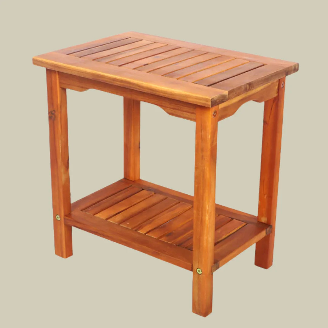 Premium Solid Acacia Wood Table | Durable Outdoor & Indoor Dining Furniture