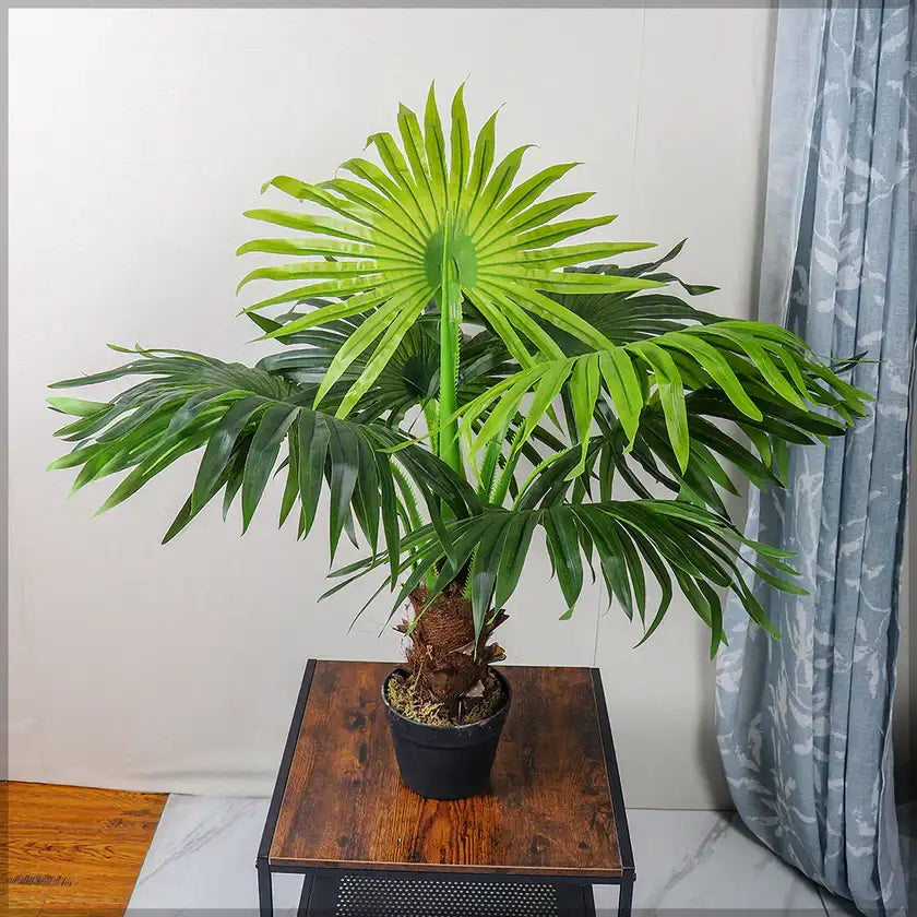 90cm Artificial Palm Plant – Indoor Tropical Décor | RJ Garden Center