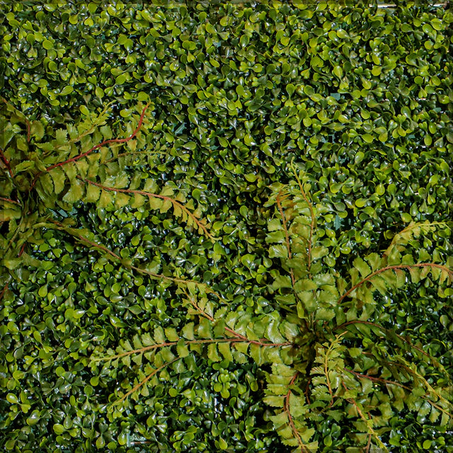 Artificial Topiary Hedge Plant Panels – UV Stabilized Faux Hedge Privacy Screen (50x50cm)