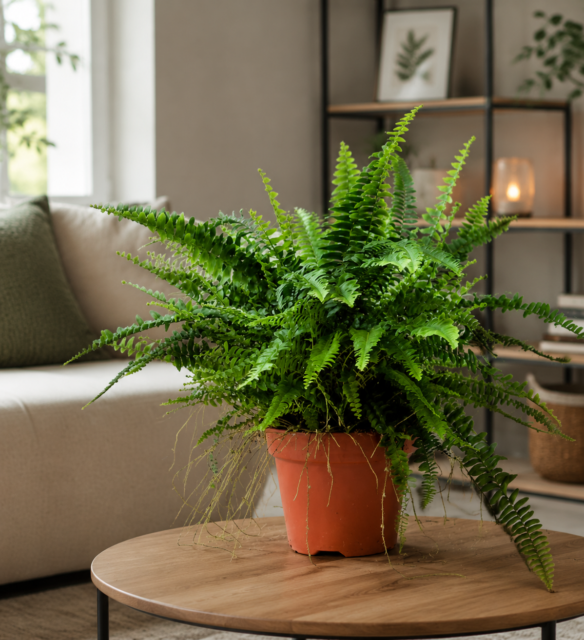 Boston Fern (Nephrolepis exaltata) - Indoor Plant