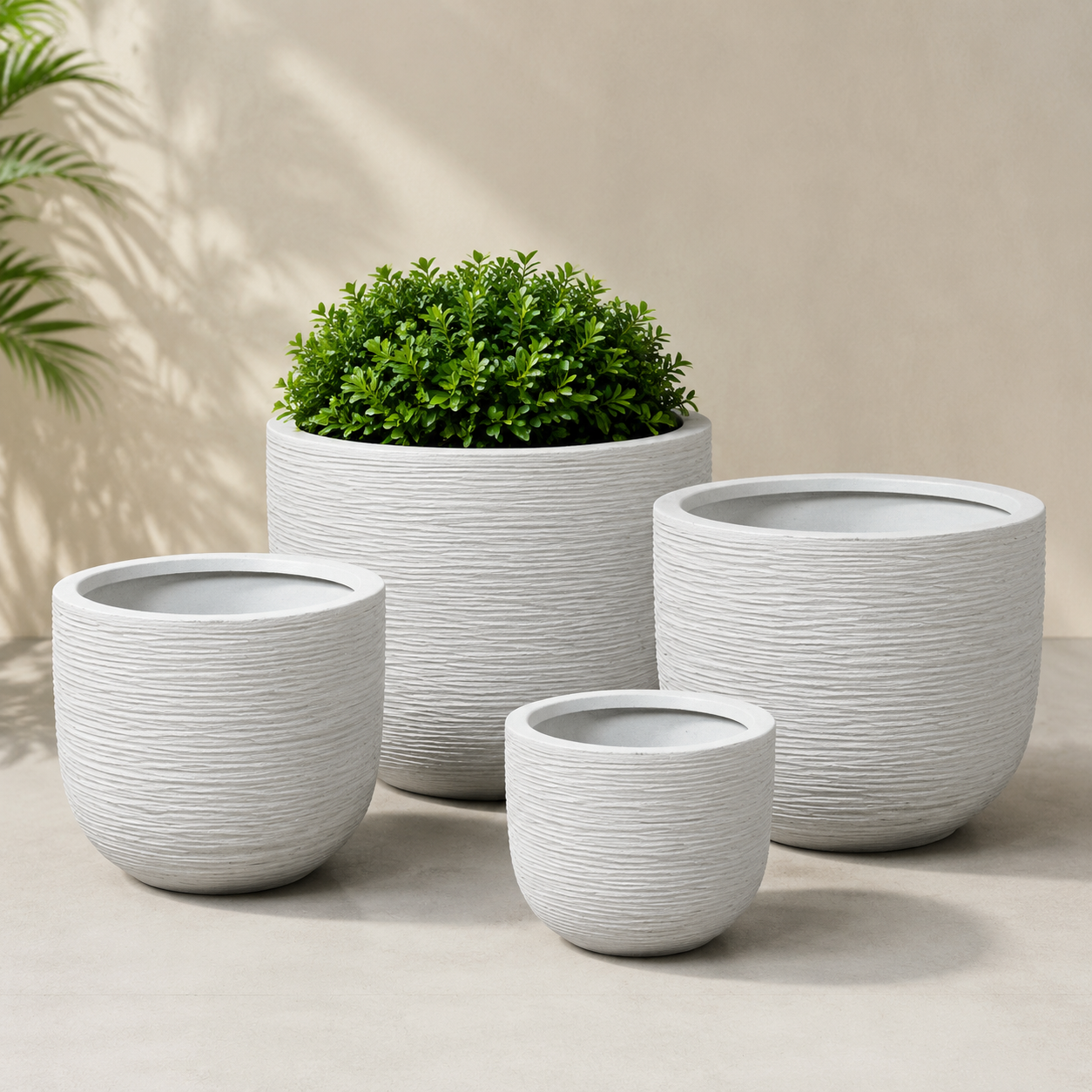 GRC Pots Fiber Clay Plant Pot - Premium Modern Planter in Dubai