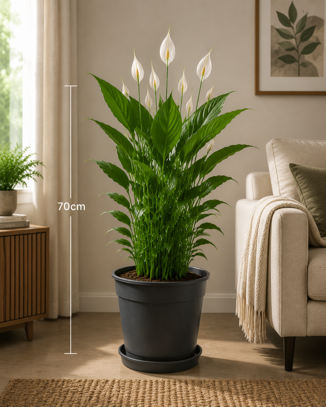 Peace Lily (Spathiphyllum) - Indoor plant