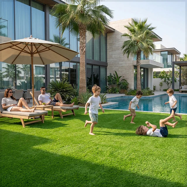 Artificial Grass Carpet with 4m Width – UV Resistant Eco-Friendly Turf (400cm x 100cm)
