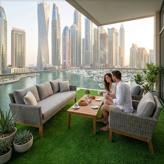 50mm Artificial Grass Carpet – Fake Grass Mat 2 Square Meters