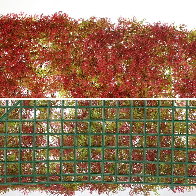 2-Pack Artificial Shrubs Greenery Panels – Faux Green Wall Panels (40x60cm)