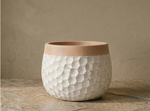 JQ-1741-C Coffee GRC Pot | Buy Glass Reinforced Concrete Planter in Dubai UAE