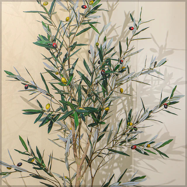 Nearly Natural Olive Plant 180cm Tall (Black Nursery Pot)