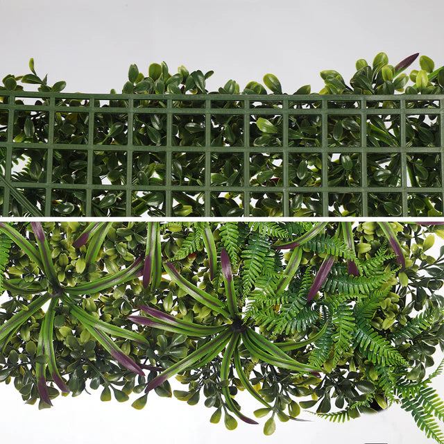 Artificial Foliage Wall Panels – UV Stabilized Faux Green Wall (50x50cm)