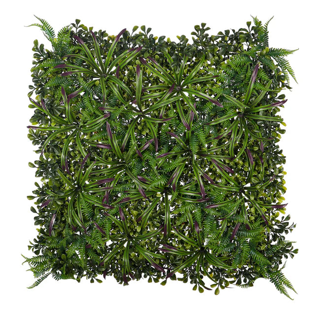Artificial Foliage Wall Panels – UV Stabilized Faux Green Wall (50x50cm)