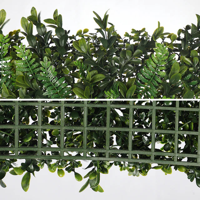 Artificial Fern Leaves Wall Panels – UV Stabilized Faux Green Wall (50x50cm)