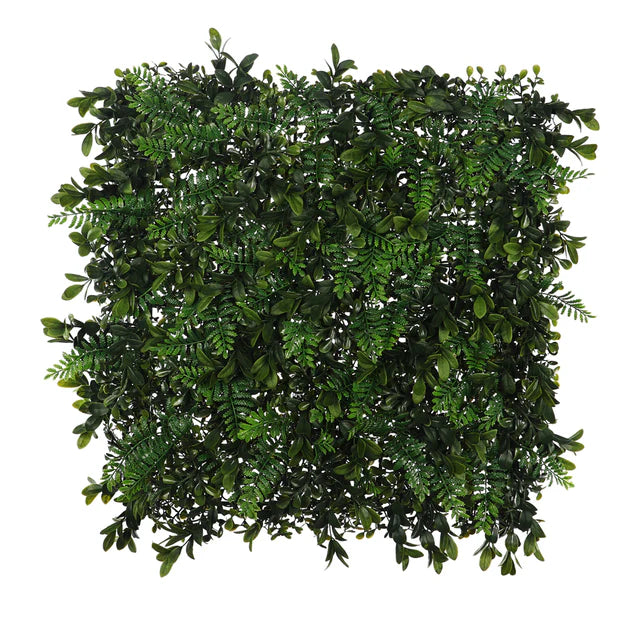 Artificial Fern Leaves Wall Panels – UV Stabilized Faux Green Wall (50x50cm)