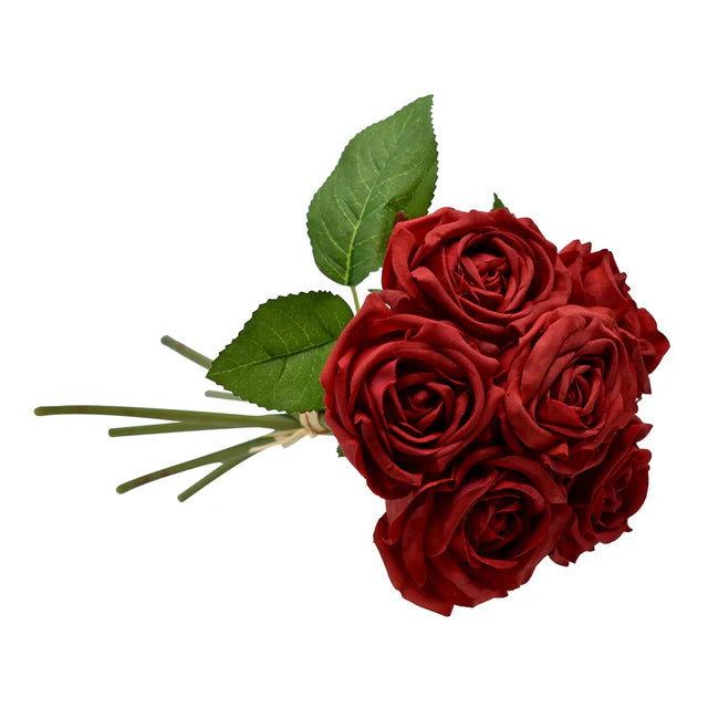Real Touch Artificial Rose Flowers – Single Bunch (Without Vase) | RJ Garden Center