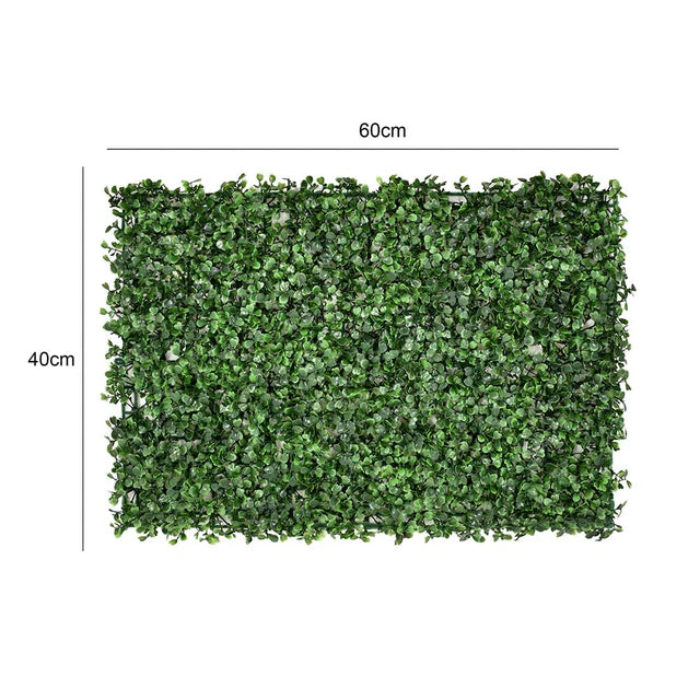 Artificial Eucalyptus Leaves Wall Grass – Faux Green Wall Panels (40x60cm)
