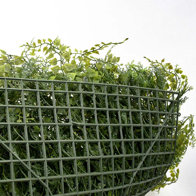 Artificial Leaves Wall Grass Panel – Faux Green Wall Decoration (40x60cm)