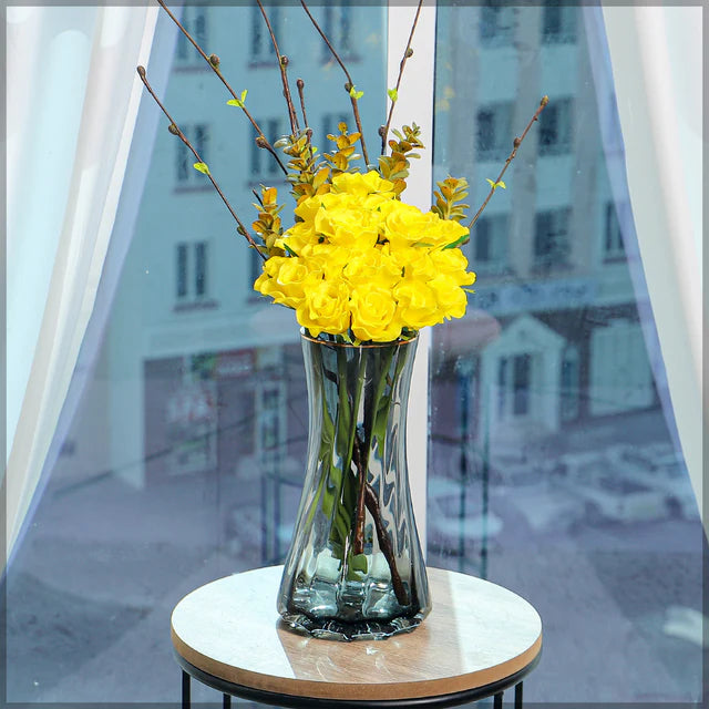 Nearly Natural Real Touch Roses – Single Bunch (Without Vase) | RJ Garden Center